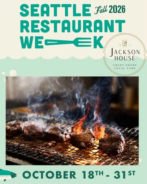 Seattle Restaurant Week Fall 2026 at Jackson House, October 18 through 31